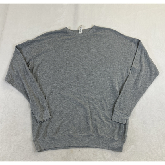 Alo Yoga Light Gray Women’s Soho Sweater X-Small Oversized Pullover Lightweight - Picture 1 of 6